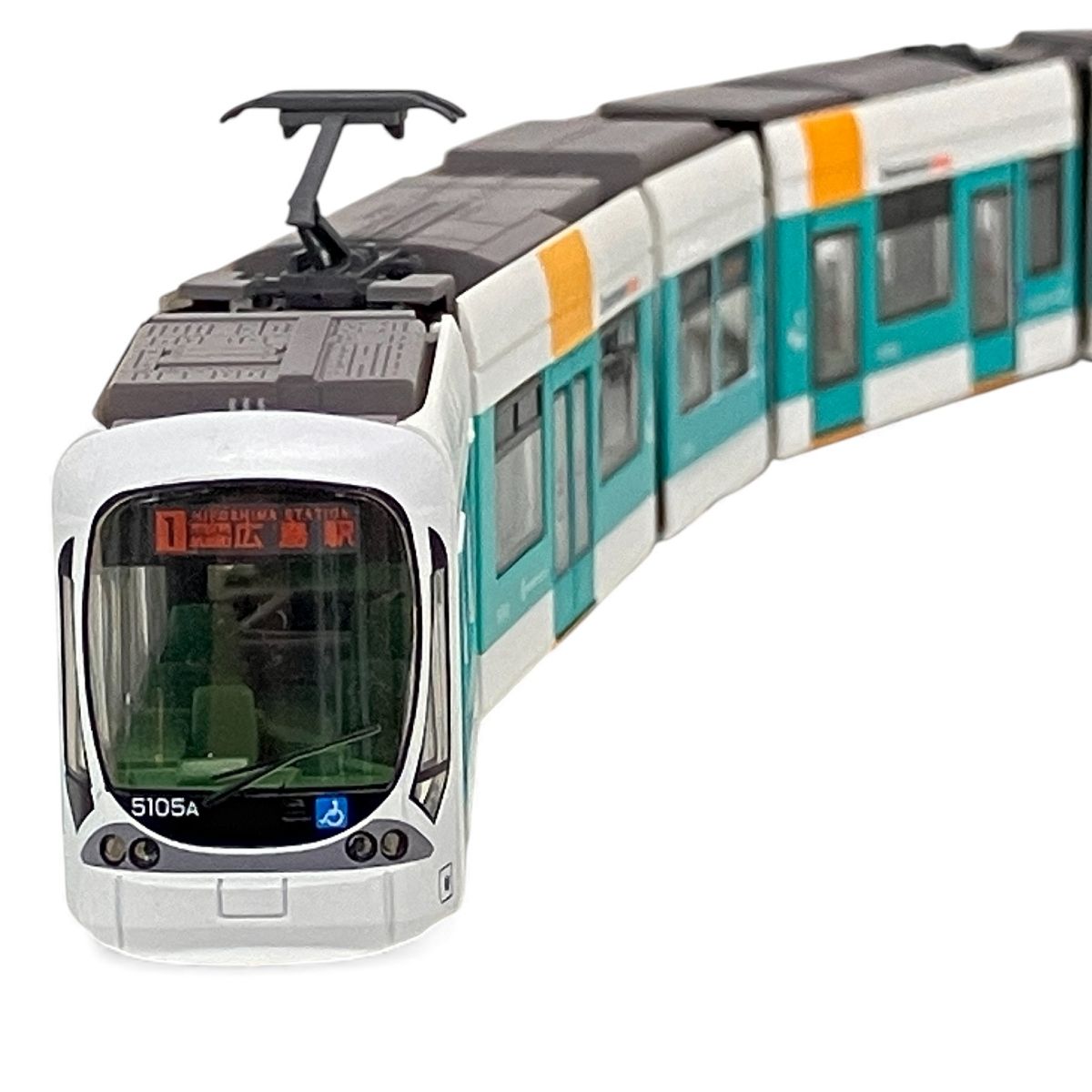 TOMYTEC 鉄道 広島電鉄5100形5105号 グリーンムーバーマックス Nゲージ 良好