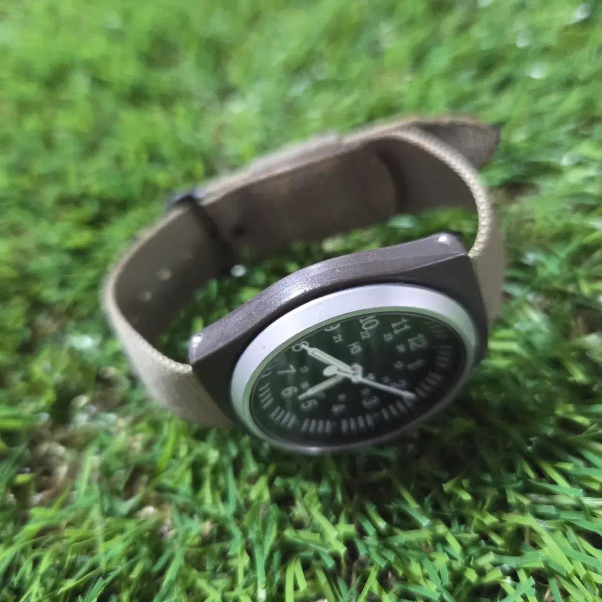  オリジナル ミリタリー Mil W 46374 E Type 1 Sandy 490 自動巻き時計 腕時計(アナログ)