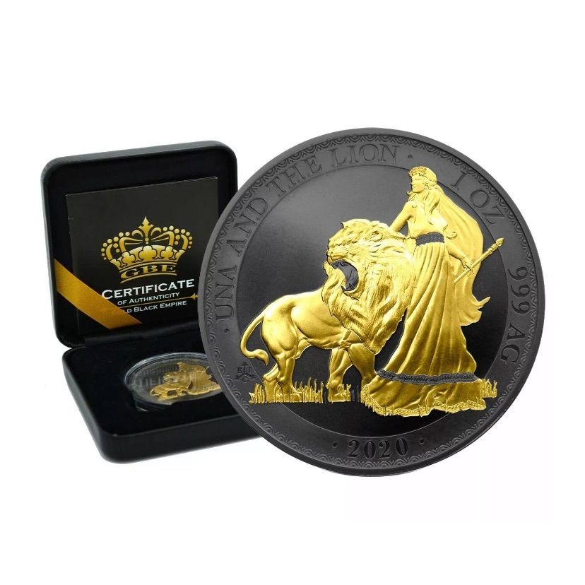2020 セントヘレナ ウナとライオンGBE 銀貨 No.173
