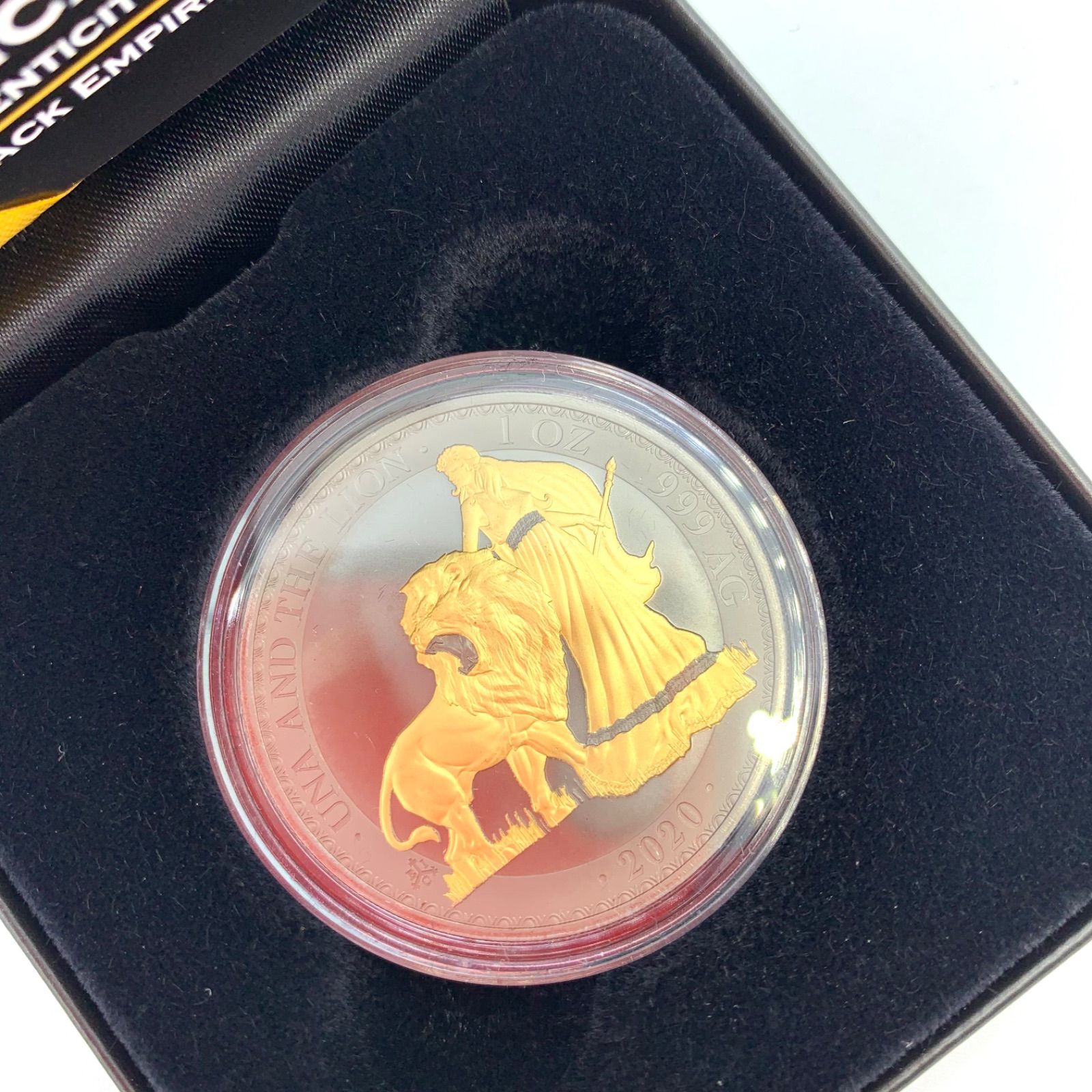 2020 セントヘレナ ウナとライオンGBE 銀貨 No 173