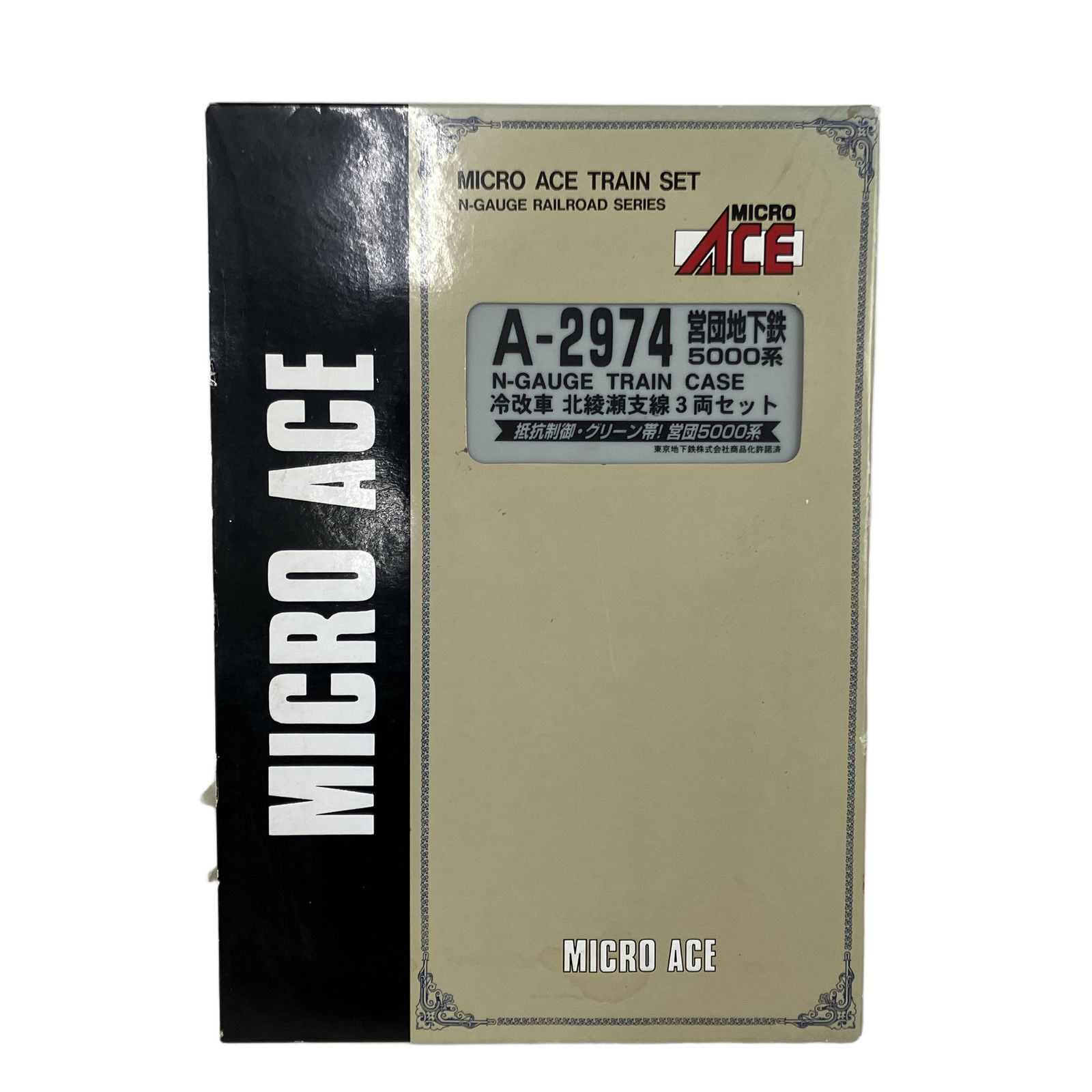 マイクロエース A 2974 営団地下鉄 5000系 冷改車 北綾瀬支線 3両セット 鉄道模型 N