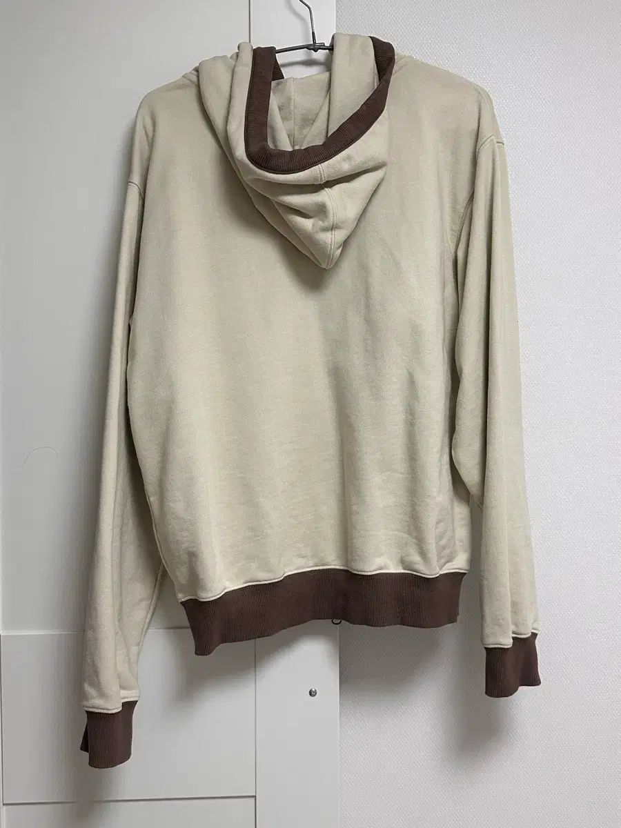 THECOLDESTMOMENT tcm line フードジップアップ ブラウン sサイズ