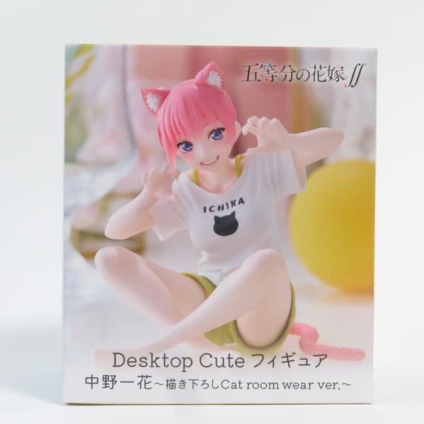 中古 未開封品 Desktop Cute フィギュア 五等分の花嫁∬ 中野一花 描き