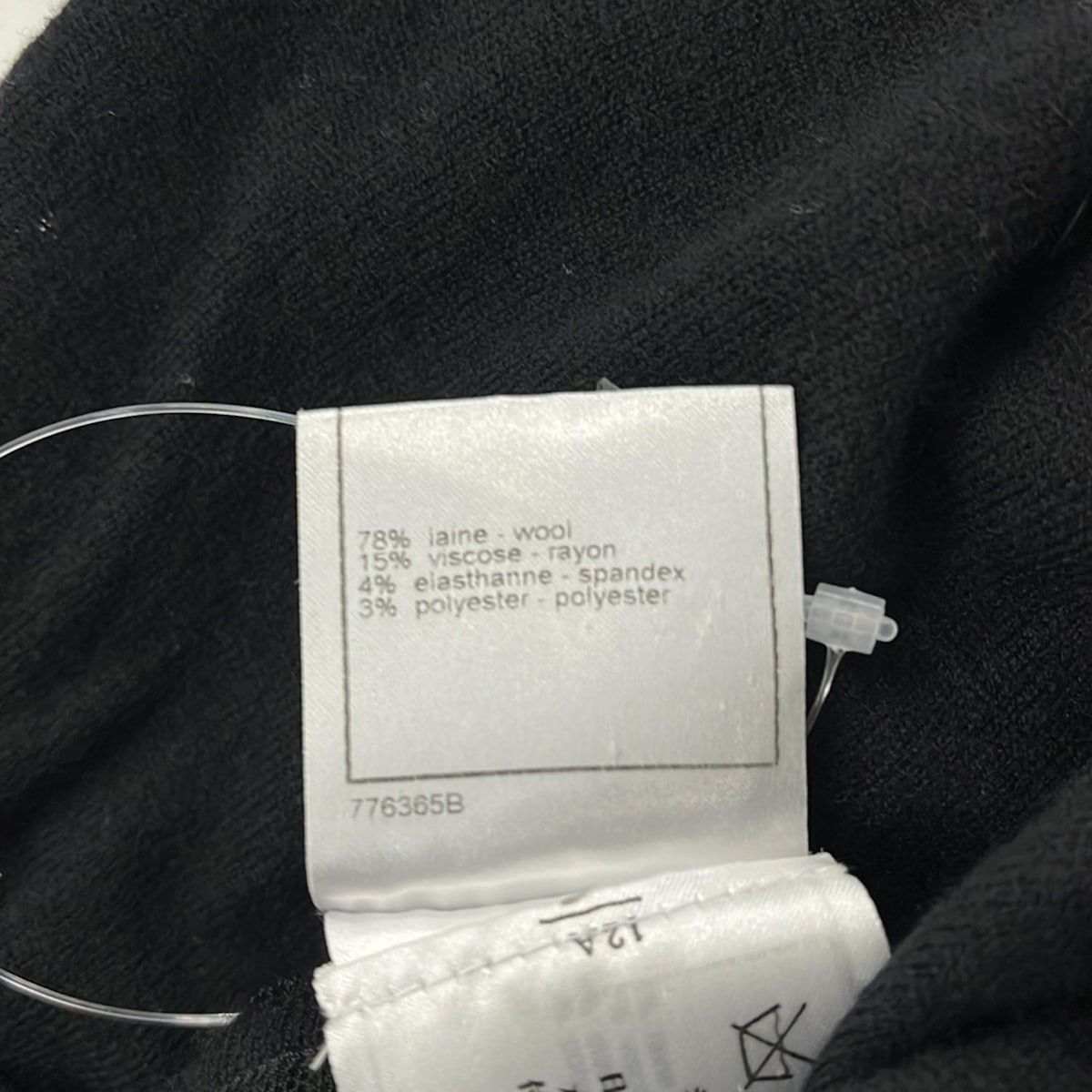  CHANEL シャネル チュニック サイズ38 M レディース - P 31751 黒 キャミチュニック ニット ティアード 半袖 チュニック