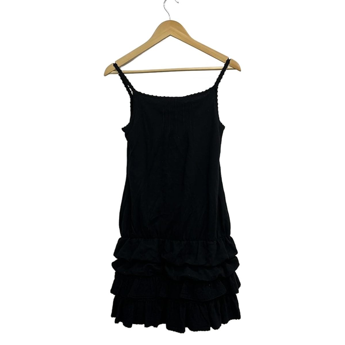 CHANEL シャネル チュニック サイズ38 M レディース - P 31751 黒 キャミチュニック ニット ティアード