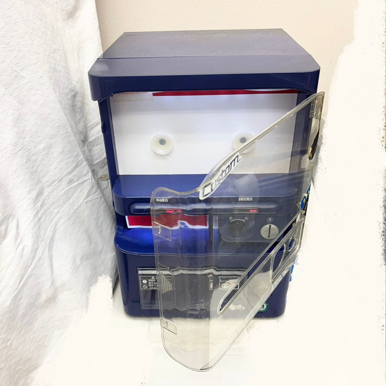 277 マサオコーポレーション・ミニ自動販売機型保冷庫 ジャンク品