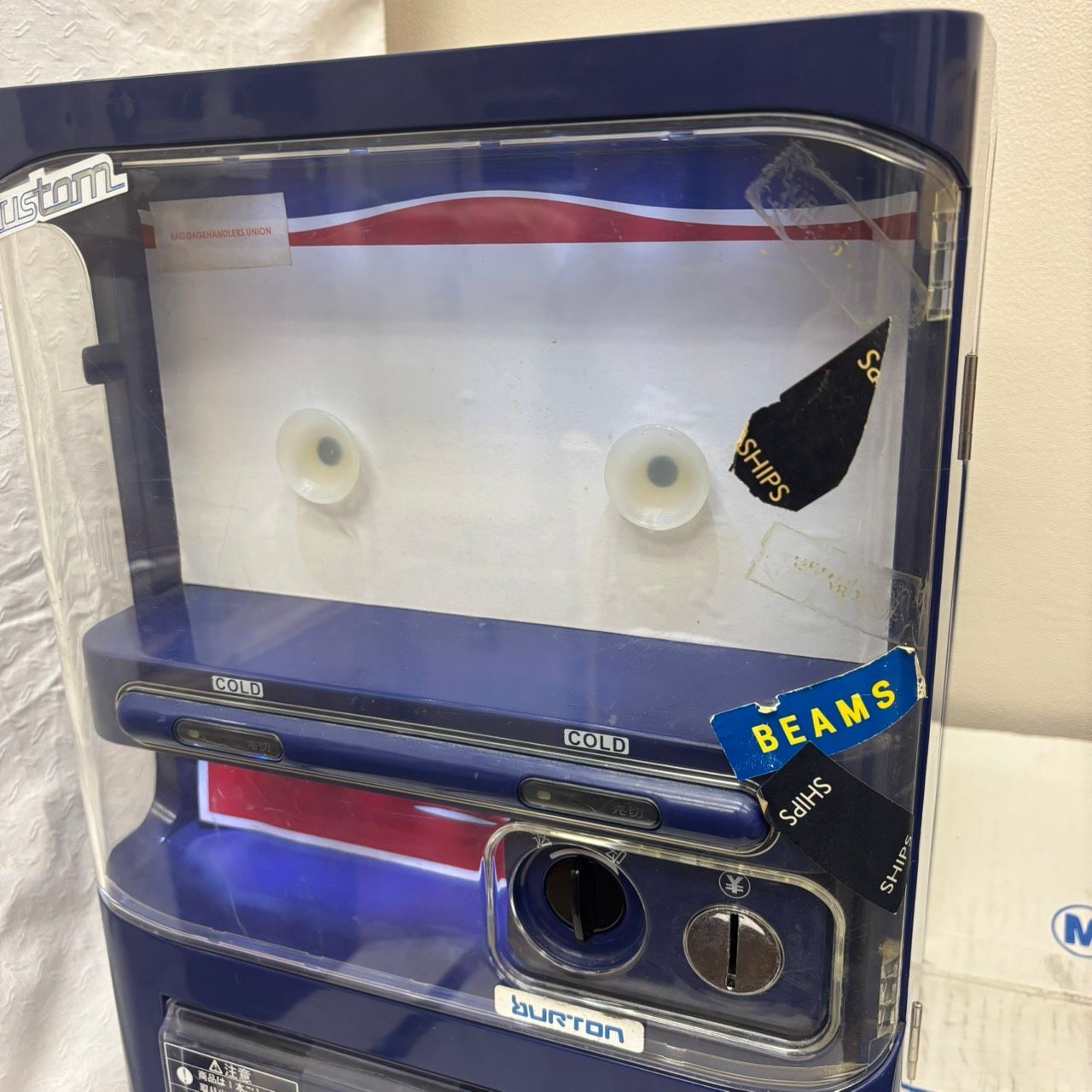 277 マサオコーポレーション・ミニ自動販売機型保冷庫 ジャンク品