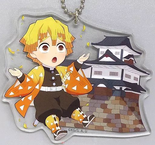 中古】雑貨 [単品] 我妻善逸 ご当地イラスト石川 アクリルチャーム