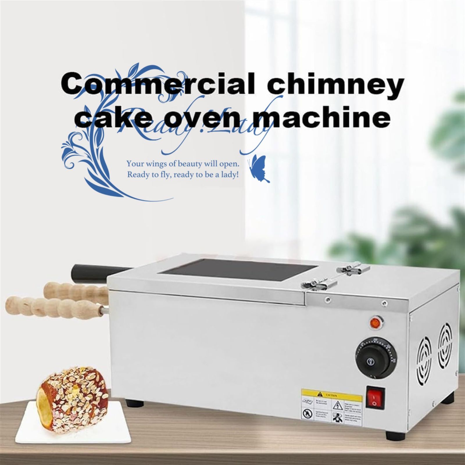 電気アイスクリームコーンマシン 1500 W商業煙突ケーキマシン レストランホームキッチンスナックバー用煙突パンロールグリルメーカー 110 V