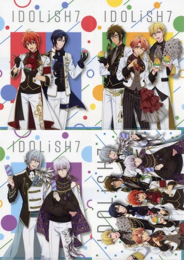 中古】クリアファイル 全4種セット A4クリアファイル 「アイドリッシュ