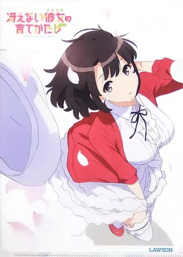 中古】クリアファイル 加藤恵(私服/メイド服) A4クリアファイル 「冴え