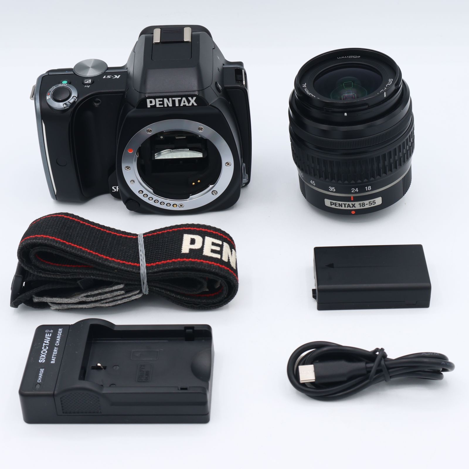 RICOH デジタル一眼レフ PENTAX ペンタックス K-S 1 レンズキット DAL 18-55 mm ブラック 251022_6170264