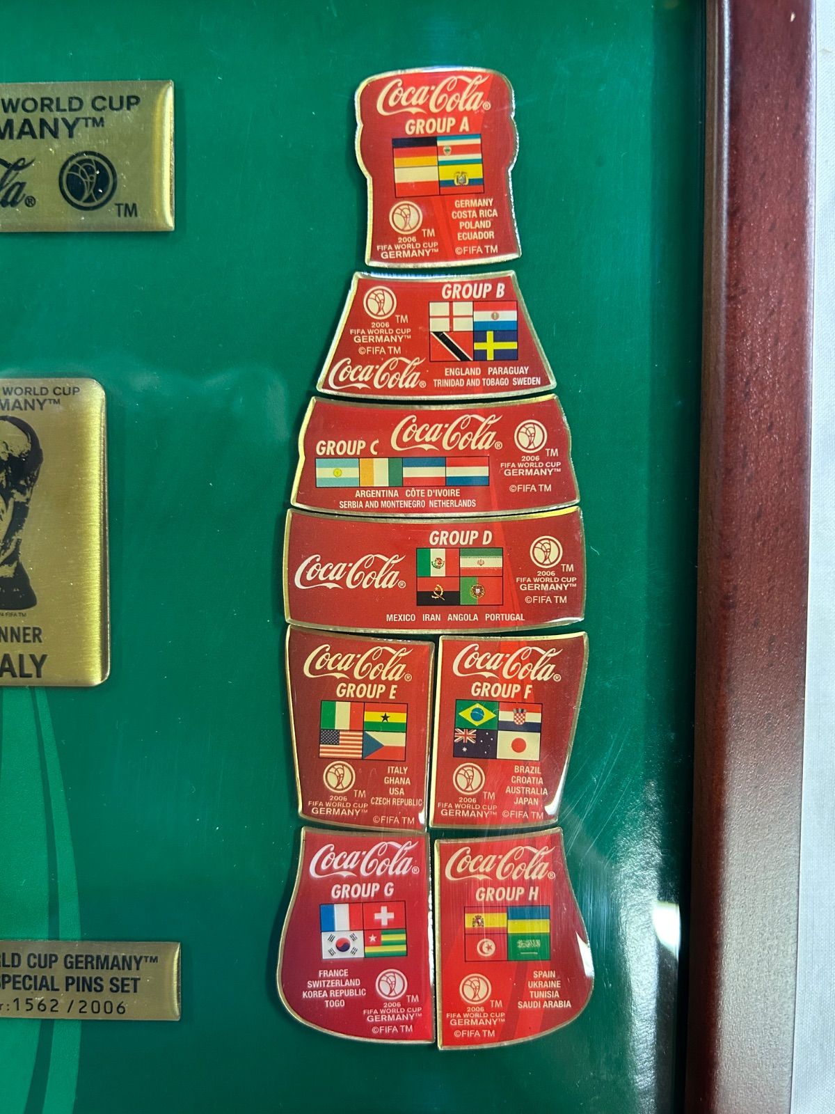 2006 FIFA WORLD CUP コカコーラスペシャルピンズセット【店舗管理番号
