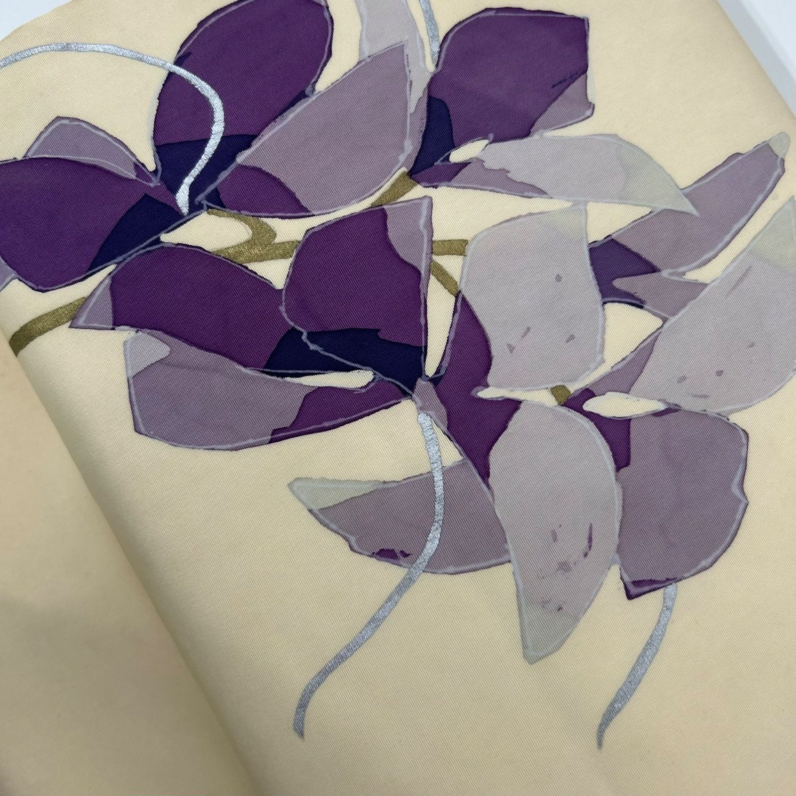 名古屋帯 正絹 塩瀬 作家物 染めの花 九寸 MA-1925 - メルカリ