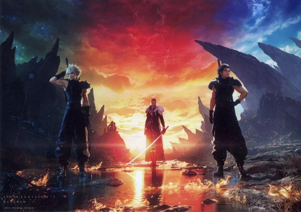 中古】食器 クラウド・ストライフ＆ザックス・フェア＆セフィロス