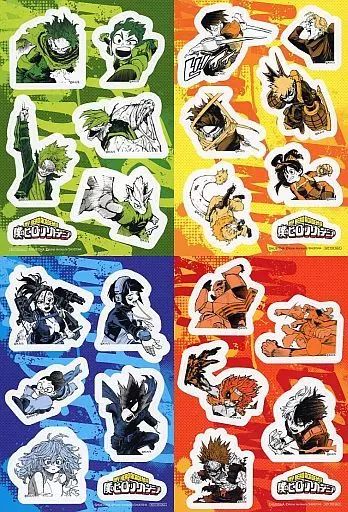 中古】シール・ステッカー 全4種セット フレークシール 「コミックス