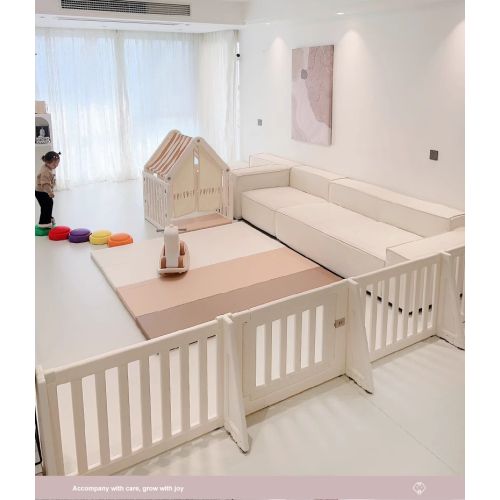 直線長さ551 cm ベビーゲート パーテーション ドア付き ベビーガード 自立式 キッズパーテーション 変形 L字 コ字 一直線 簡単設置 セーフティガード リビング 赤ちゃん 間仕切り ベビーフェンス 柵