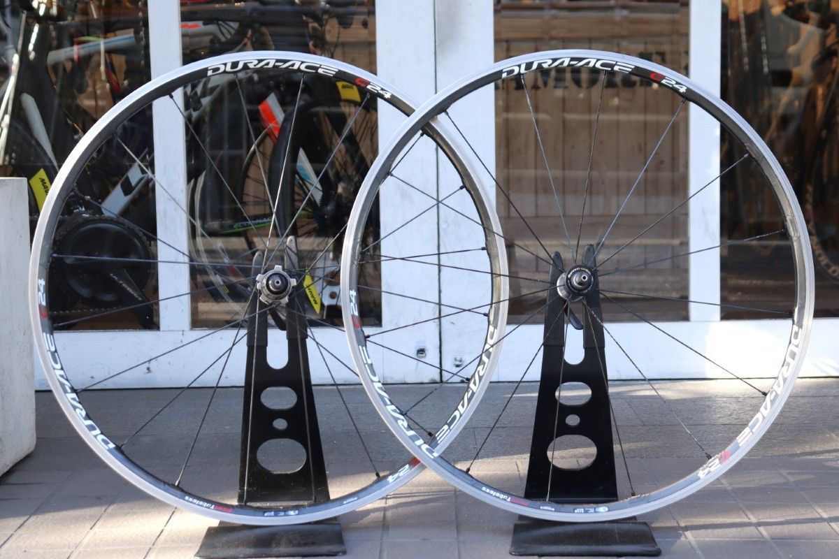 シマノ SHIMANO デュラエース DURA ACE WH 7900 C 24 TL カーボン アルミ チューブレス ホイールセット シマノ10 S