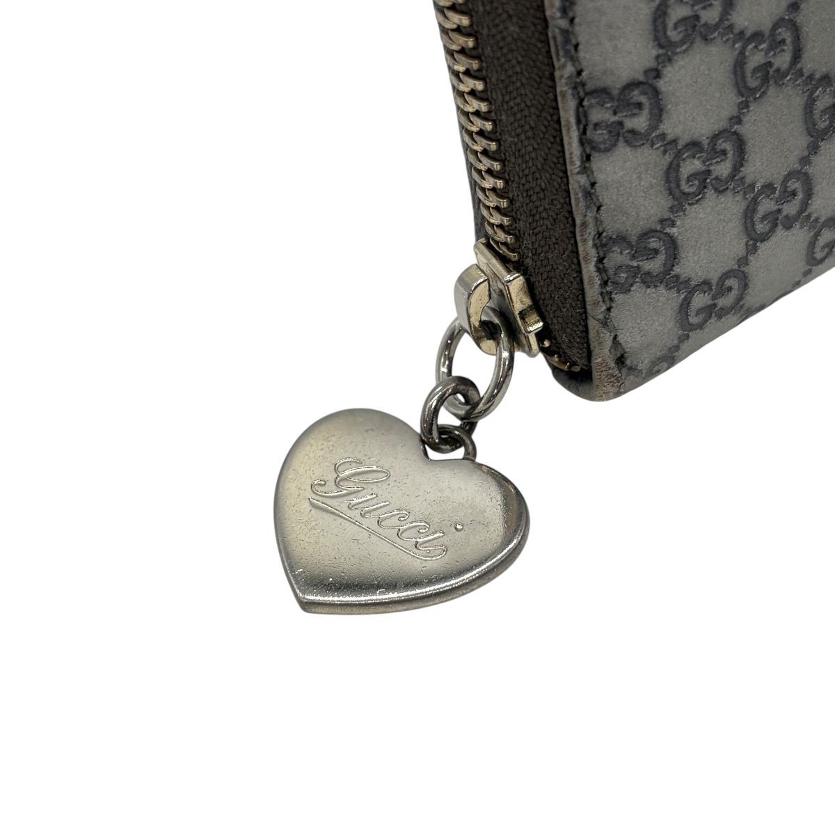 ⚫︎BBK⚫︎ページ ♪3612 GUCC グッチシマ 長財布 278566 ラウンドファスナー ハート