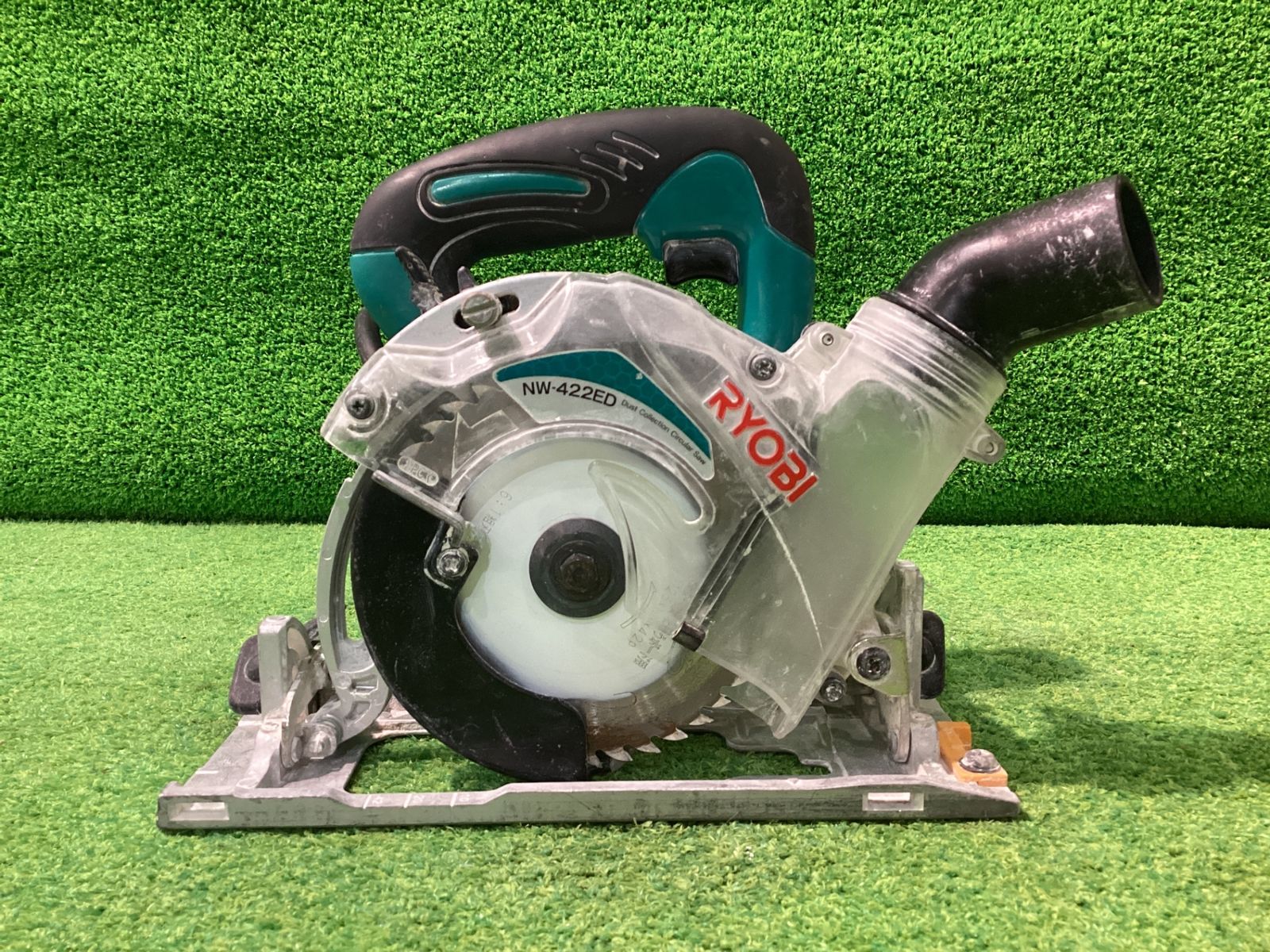 RYOBI NW-422 ED 電子集じんマルノコ ショートコード 本体のみ 被覆傷有 シ-67