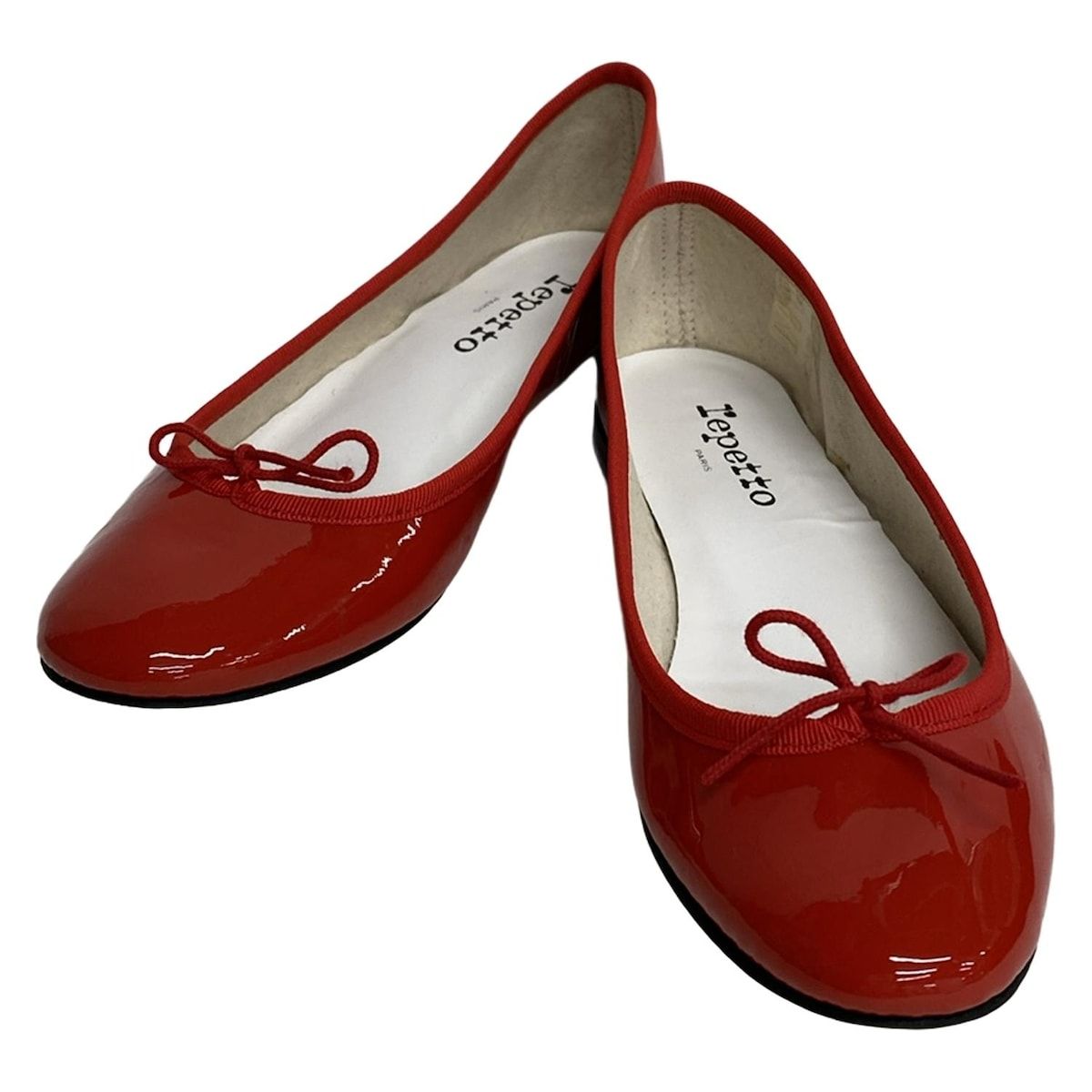 レペット 39 レッド Repetto レペット ブリジット レッド エナメル 39 1/2 - メルカリ