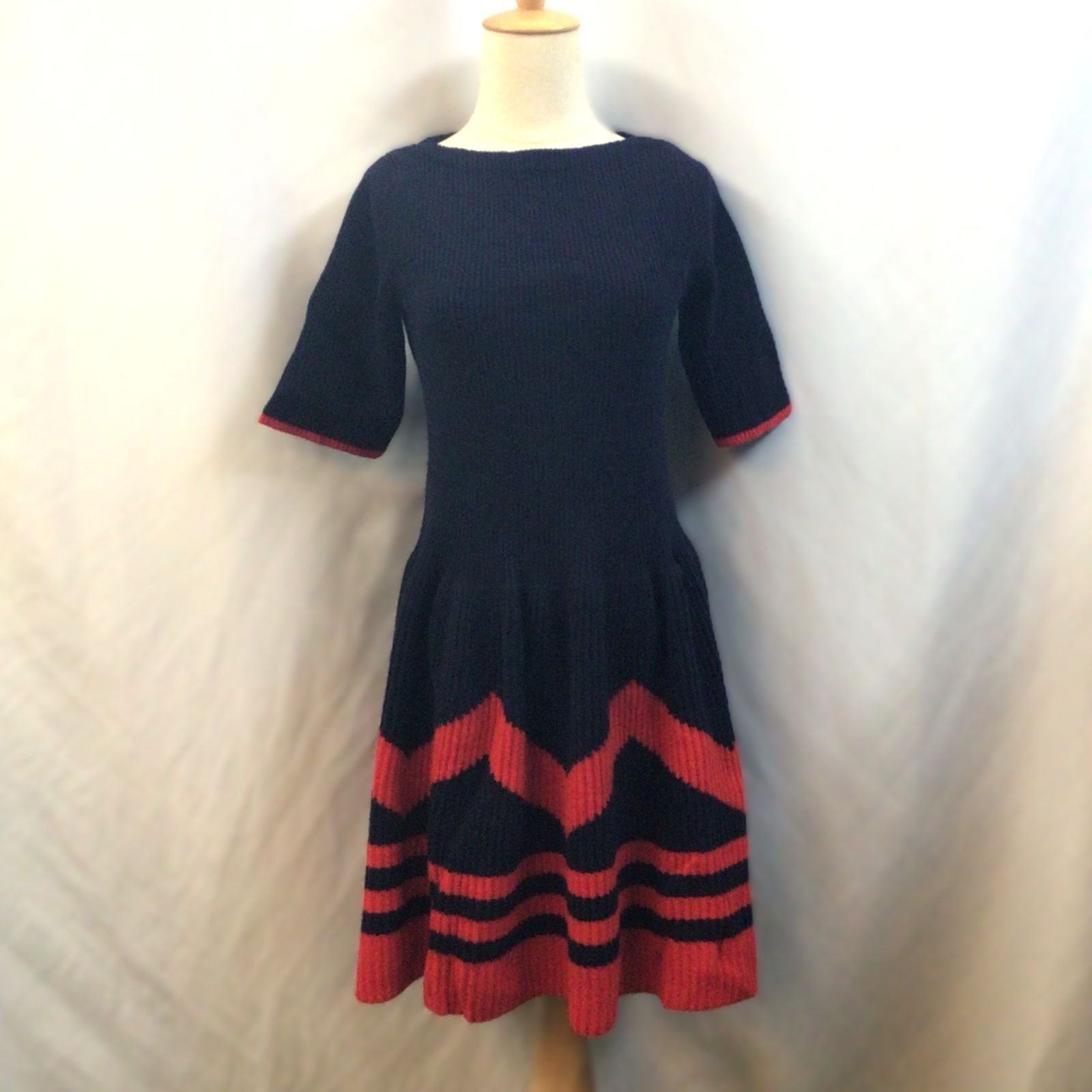 Louis Vuitton ルイヴィトン LV カシミヤ ウール ボードネック ニット