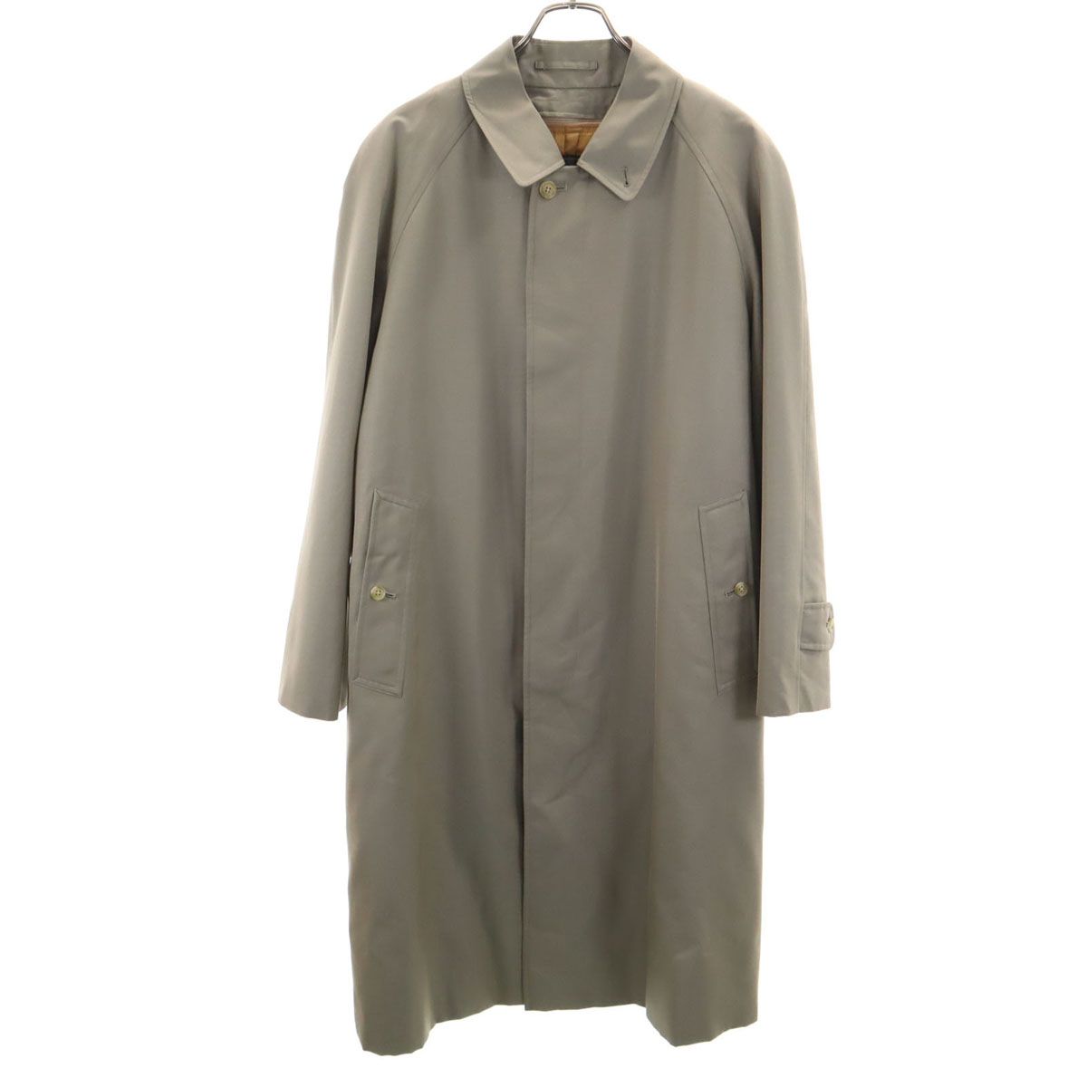 Burberrys バーバリーズ 90s 日本製 シルクブレンド オールド ステンカラーコート 92-170 ベージュ系 ベストライナー付き メンズ Burberrys バーバリーズ 90s 日本製 シルクブレンド オールド ステン