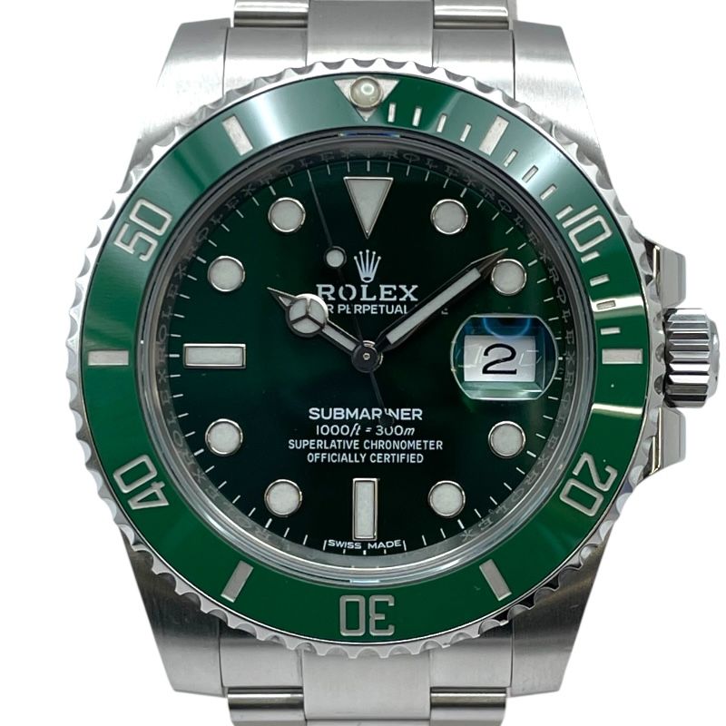 ロレックス ROLEX サブマリーナ 116610LV グリーン SS 自動巻き メンズ