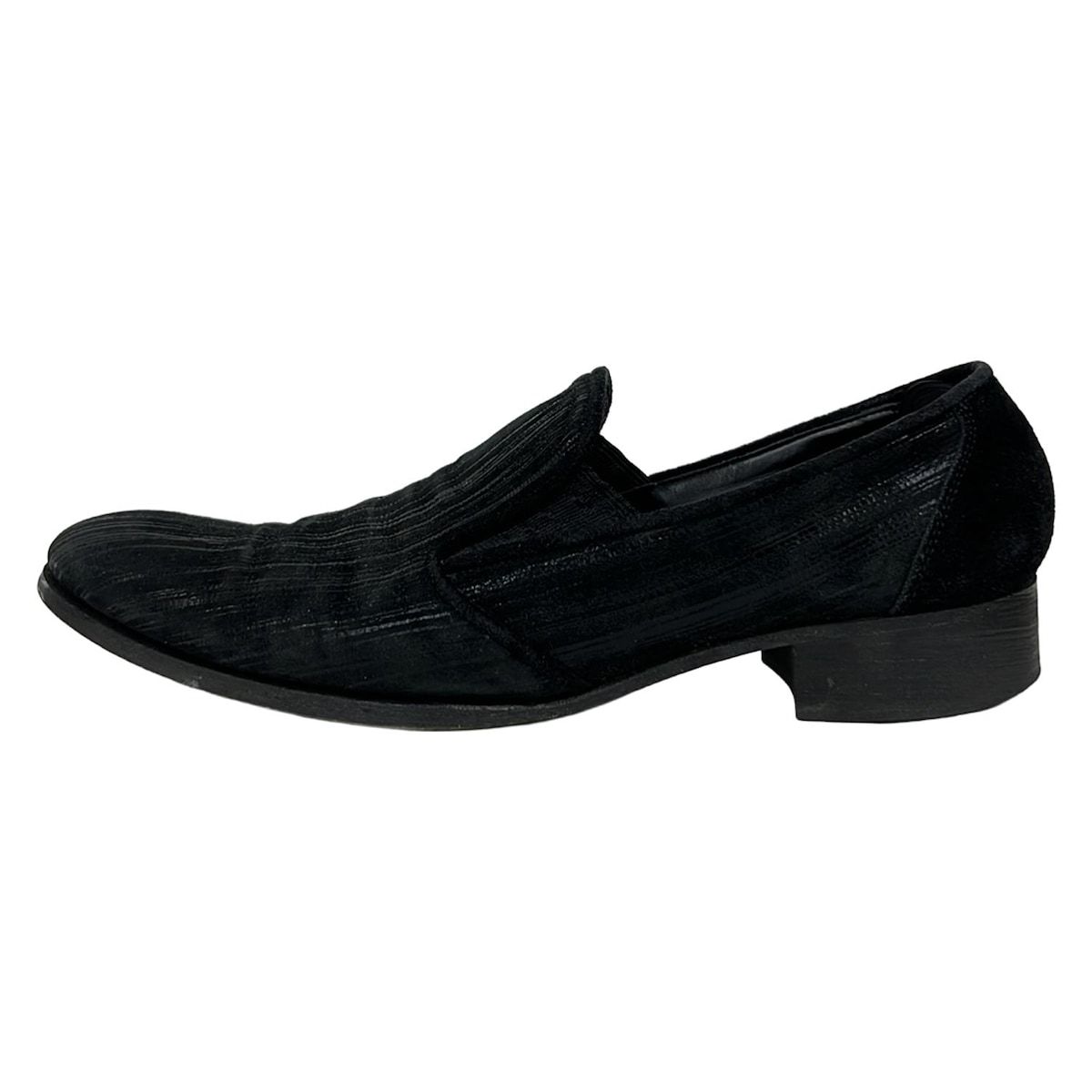 TORNADO MART トルネードマート シューズ S メンズ - 黒 ストライプ サイドゴア