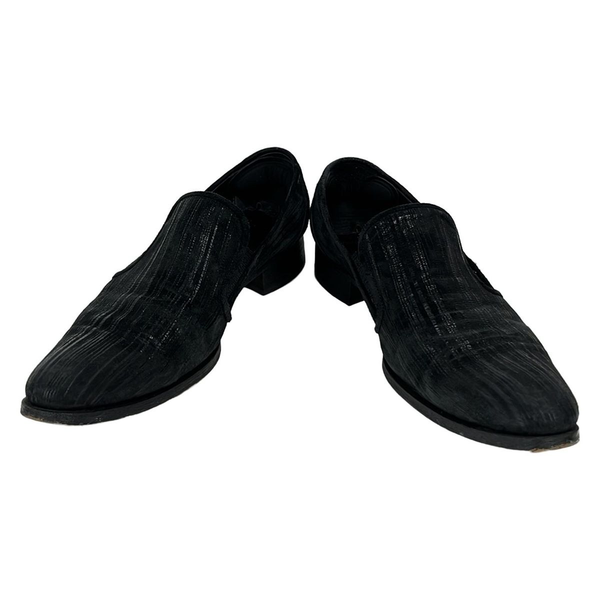 TORNADO MART トルネードマート シューズ S メンズ - 黒 ストライプ サイドゴア