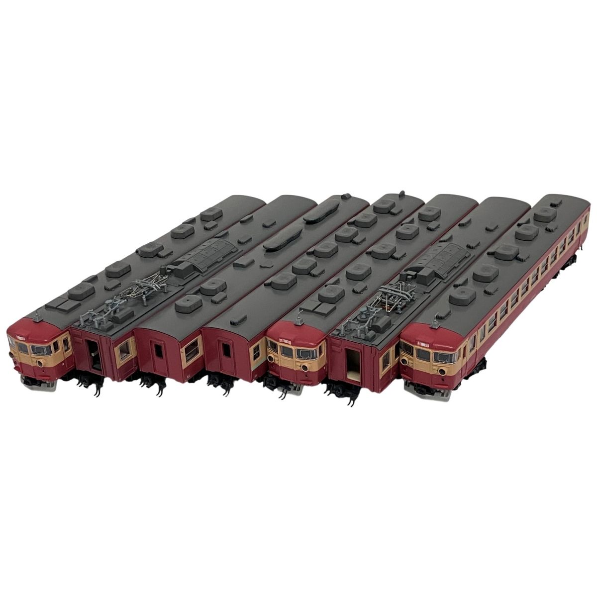 KATO クモハ457 12 モハ456 16 サハシ455 21 サロ455 18 13 クハ455 53 7両セット ケース付き Nゲージ 鉄道模型