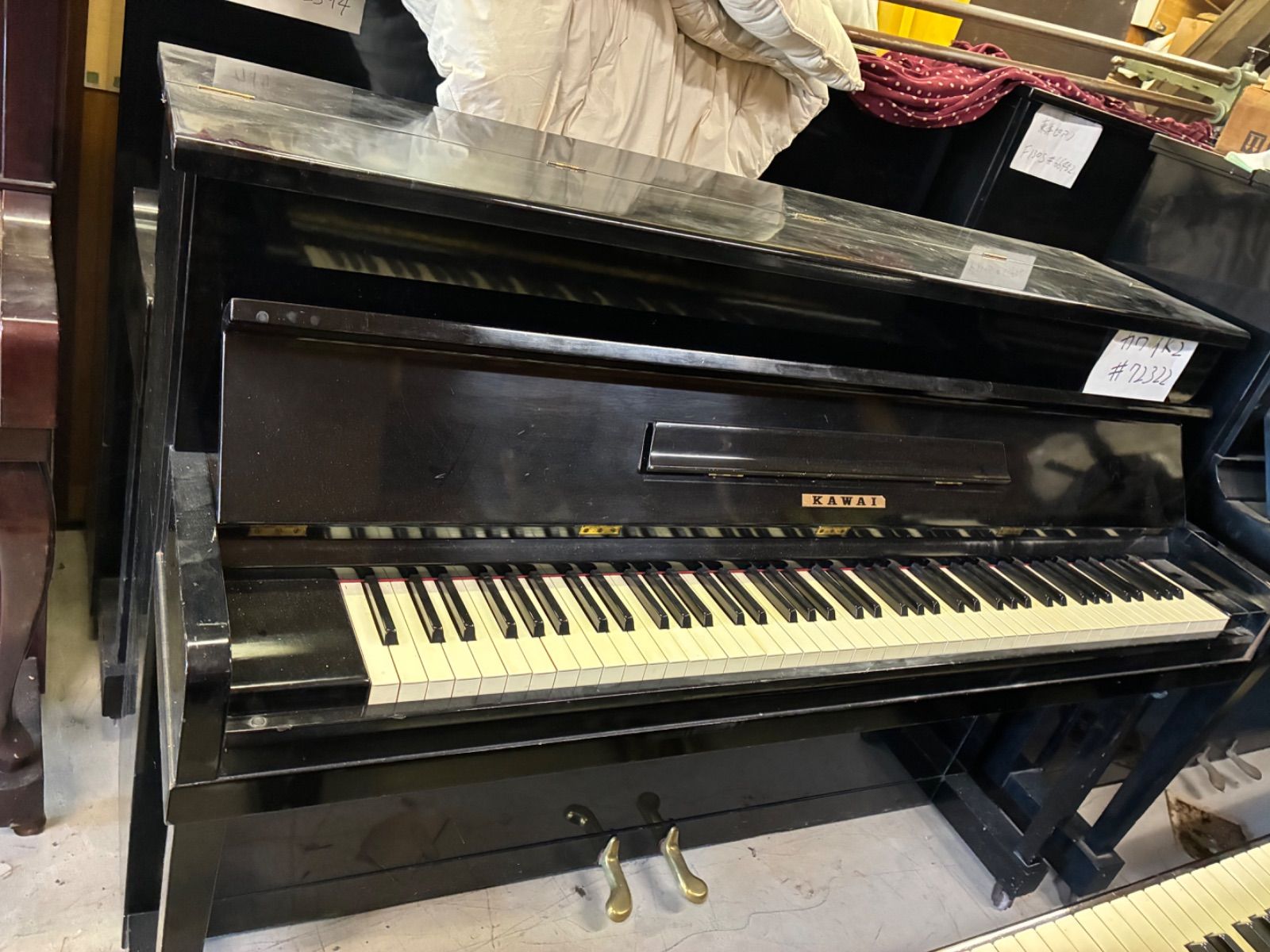 カワイ小型ピアノ 高さに制約の有る方へ 保証付き