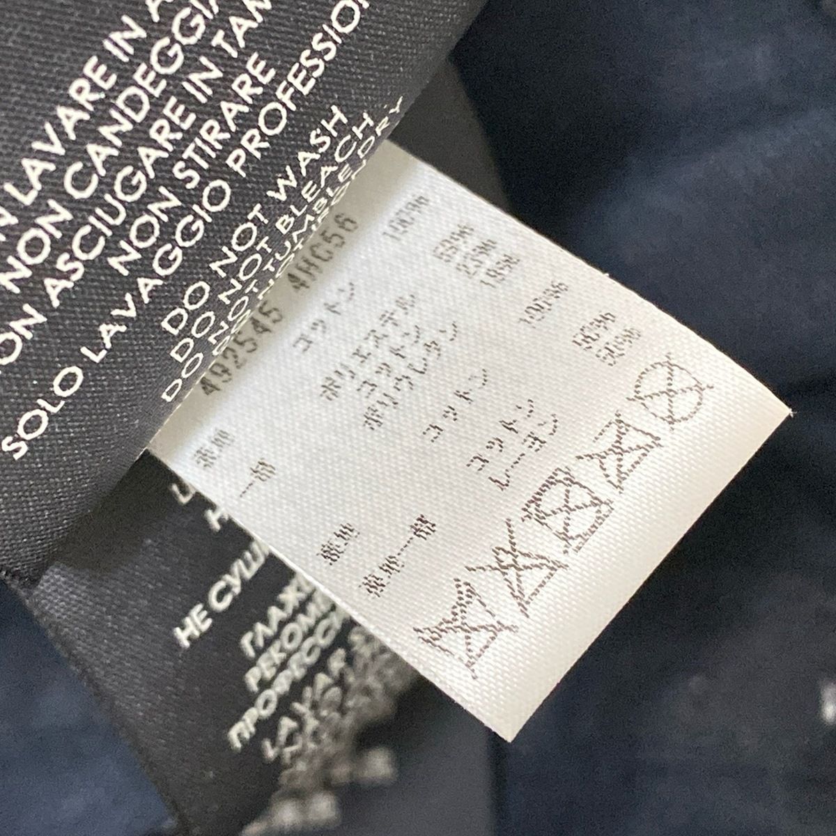  GUCCI グッチ キャップ L 59 黒 アイボリー コットン ベースボールキャップ キャップ