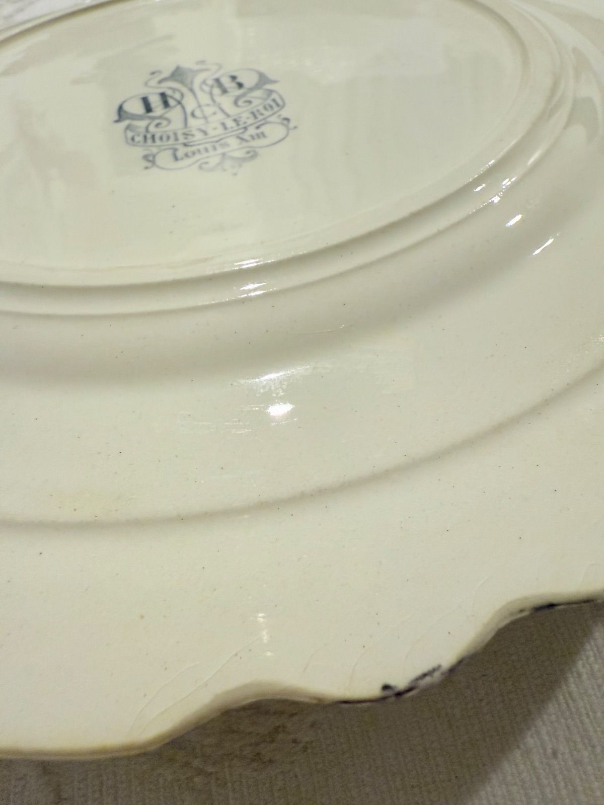 ショワジールロワ ディナープレート LOUIS XIII（ルイ13世） A. Choisy le roi Louis XIII /ショワジールロワ ルイ13世 フランス