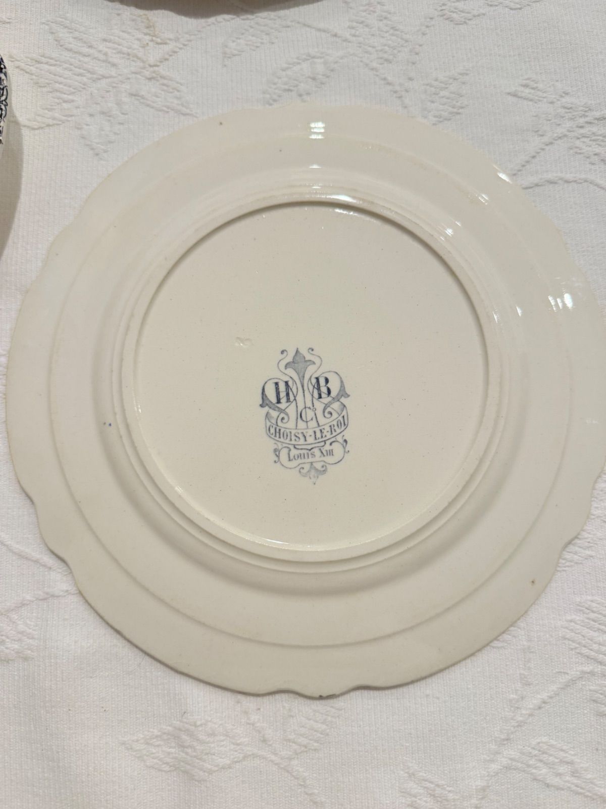 Choisy le roi ショワジールロワ ルイ13世 ディナープレート フランス