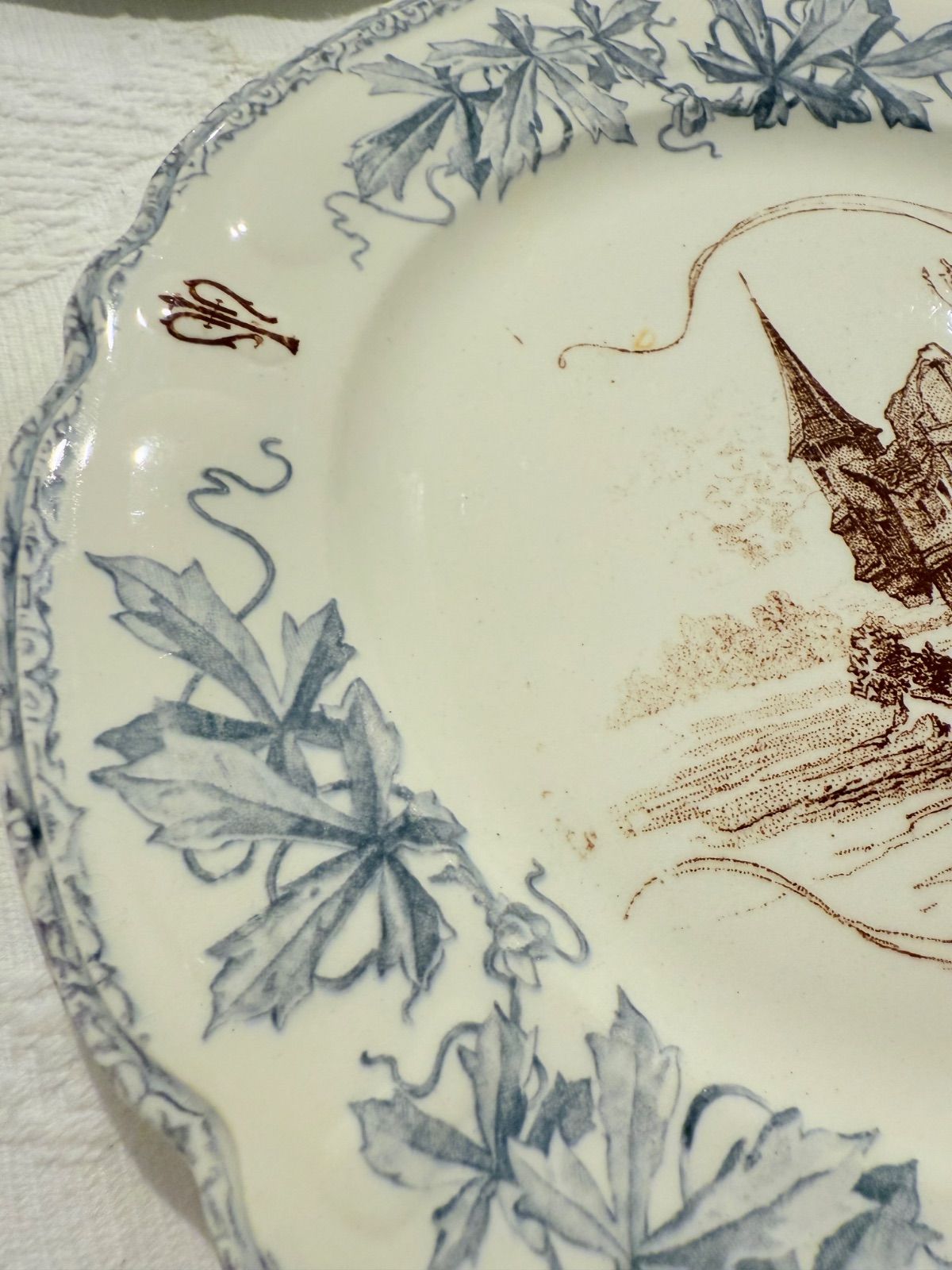 Choisy le roi ショワジールロワ ルイ13世 ディナープレート フランス