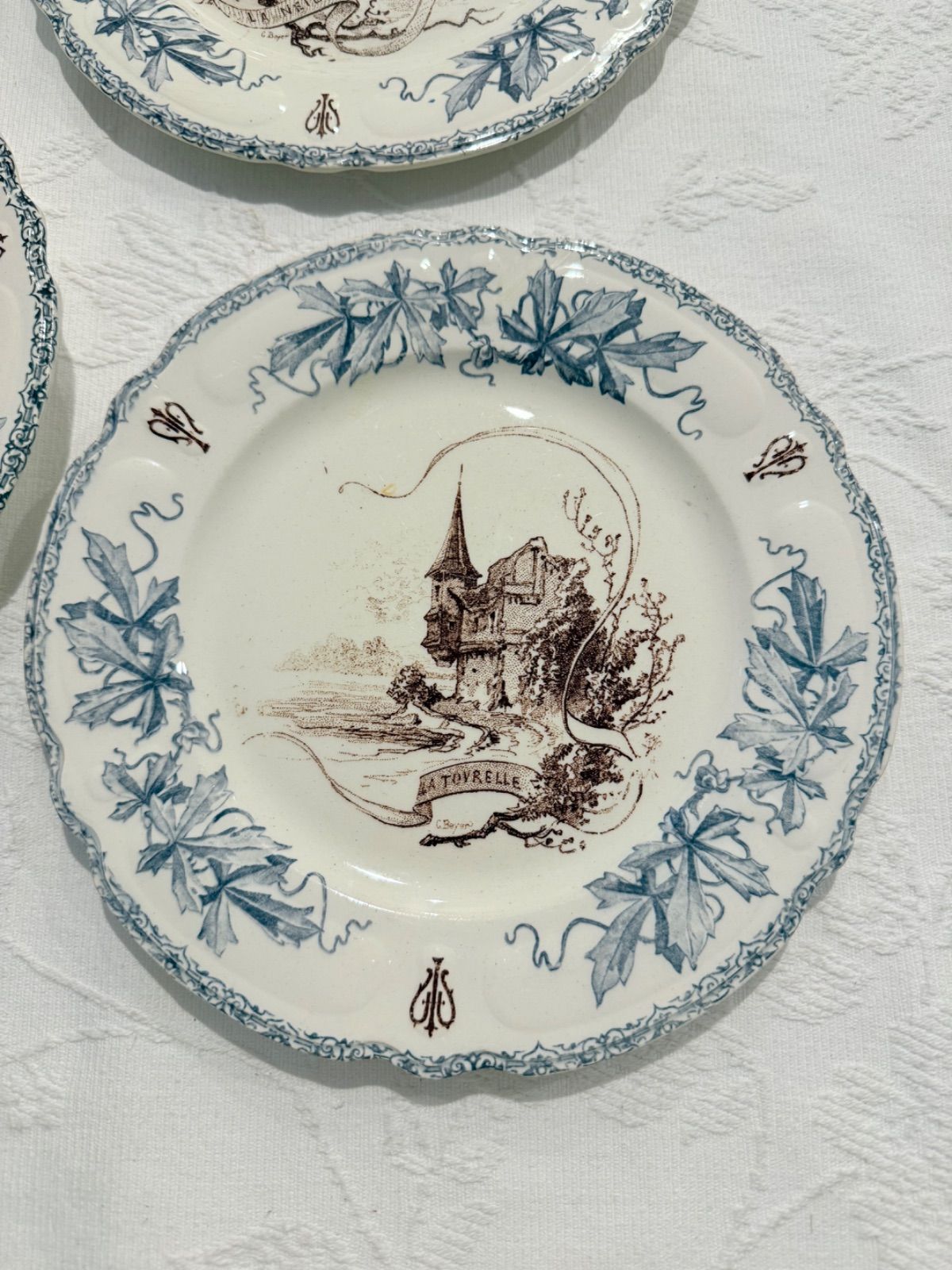 Choisy le roi ショワジールロワ ルイ13世 ディナープレート フランス