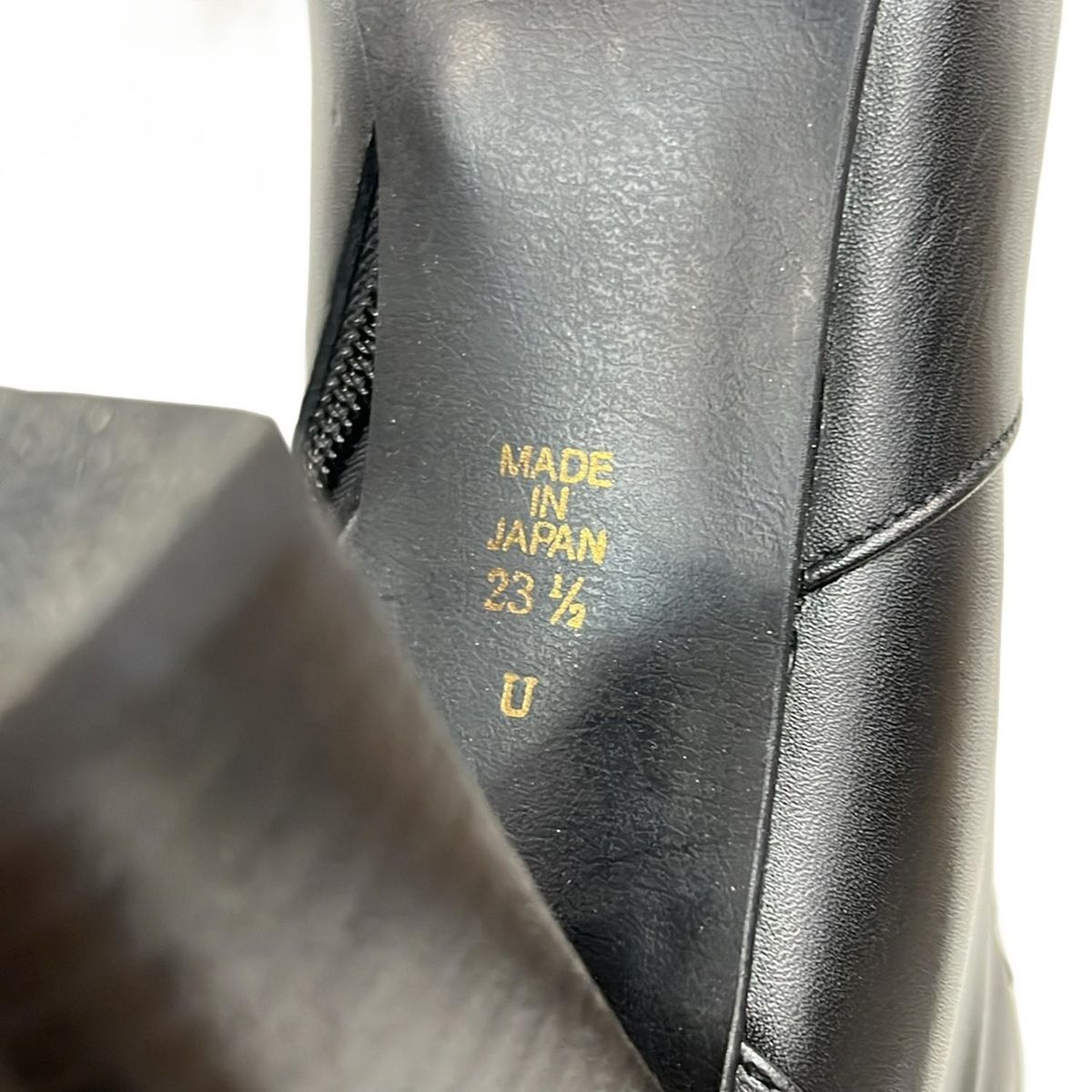 DIANA ダイアナ ロングブーツ 23 1 2 レディース 黒 レザー ロングスカート ロングブーツ 