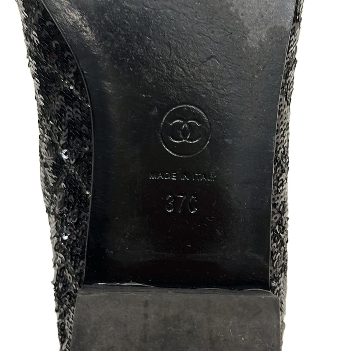 CHANEL(シャネル) ローファー 37 C レディース - G36343 黒 ココマーク