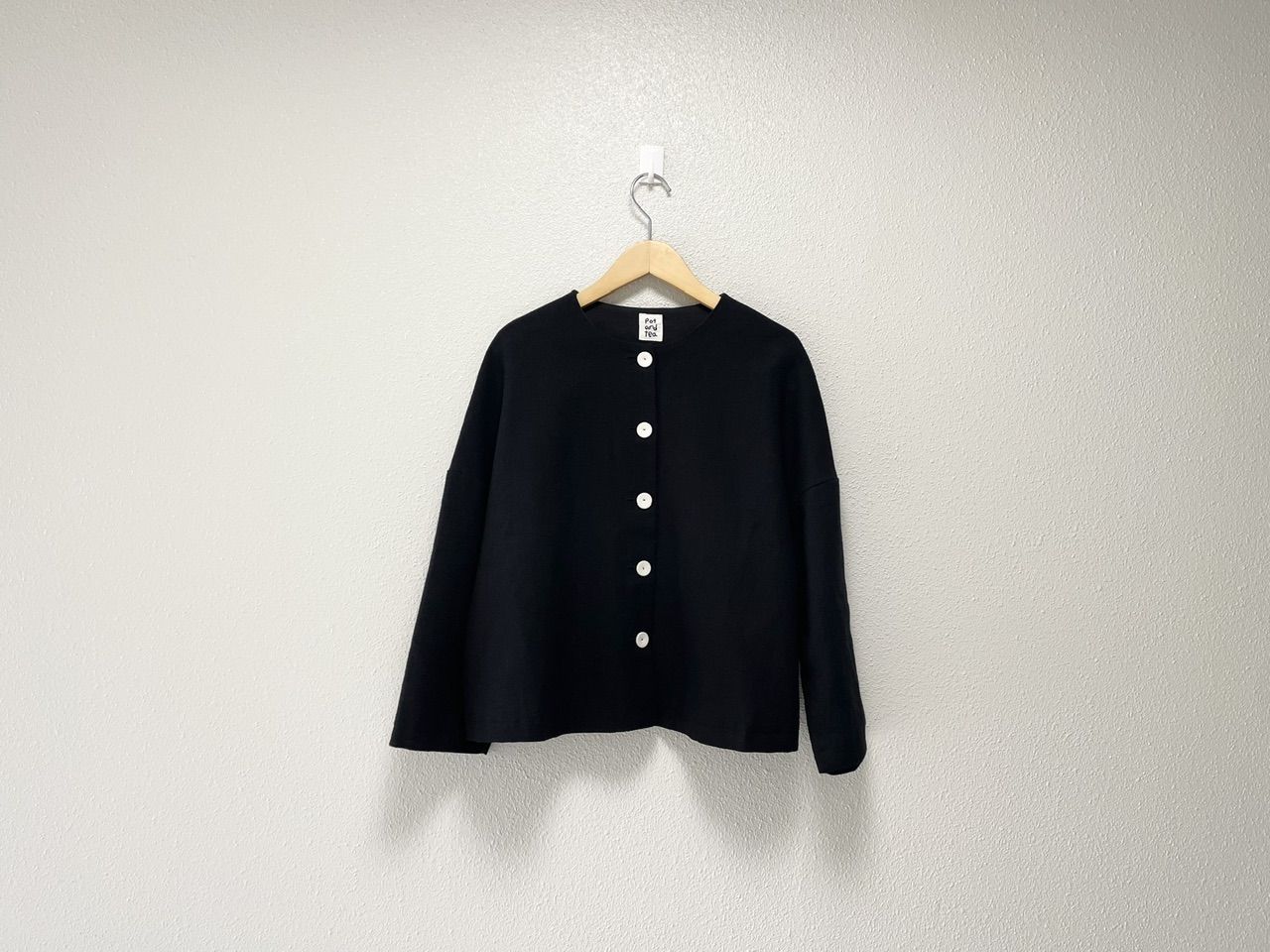 お買い得品 継続販売品 / pot and tea 綿麻 ドロップショルダー