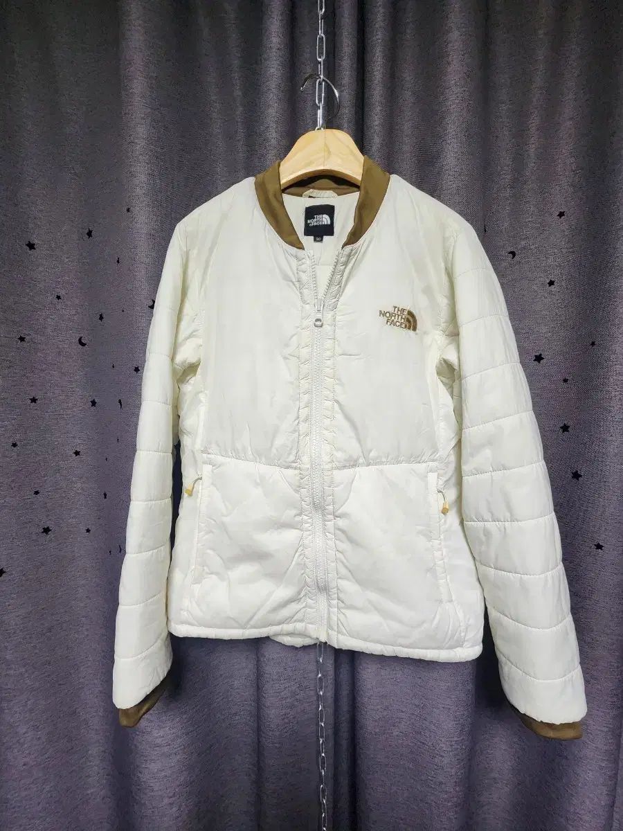 ノースフェイス アイボリー キルティング ダウン -90