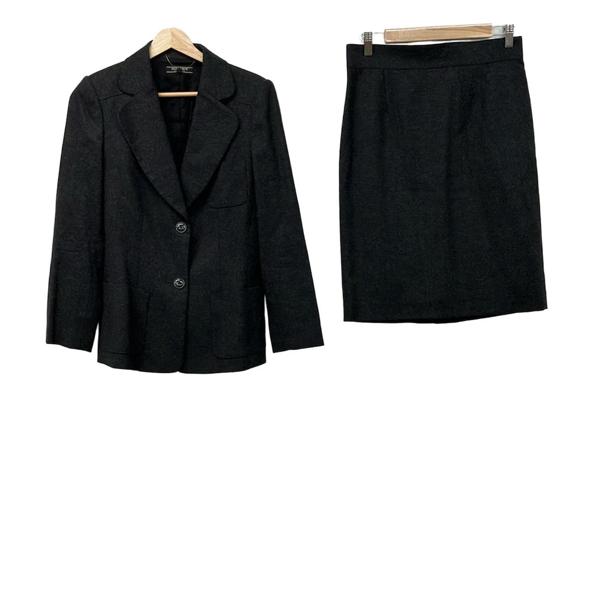 DUAL VIEW デュアルヴュー スカートスーツ サイズ42 L レディース ダークグレー