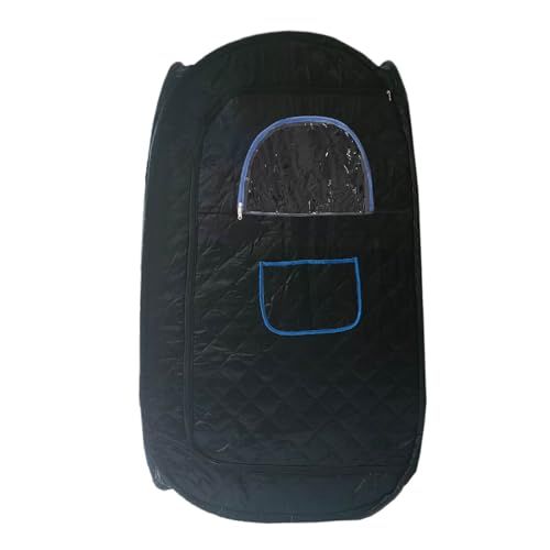 家庭用 一人向け サウナテント フォールディング ブラック サウナスチームボックス スウェットストリームルーム 蒸し器なし