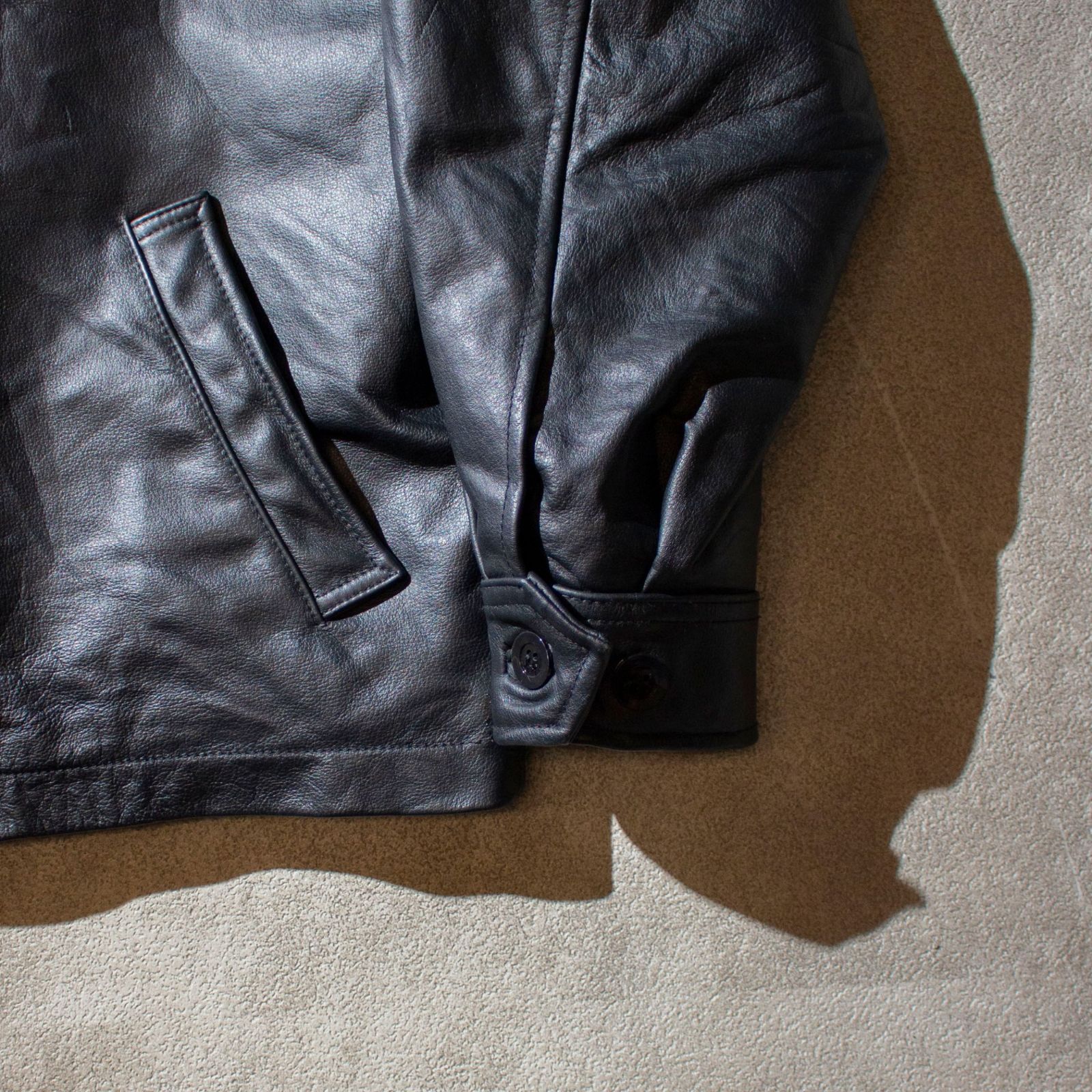 GAP 00's Leather Jacket メンズ 古着 ギャップ レザージャケット 80s