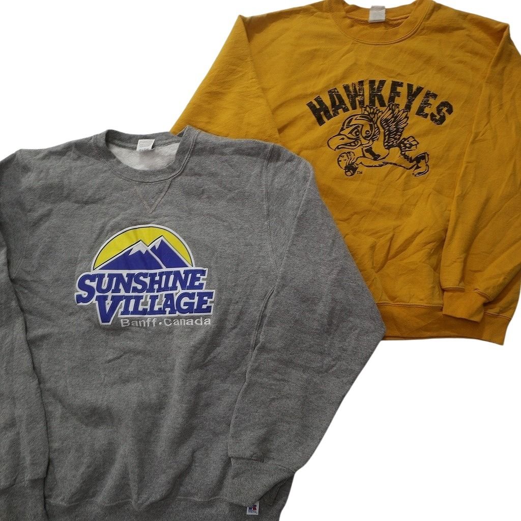 古着卸 まとめ売り カラー スウェット 8枚セット (メンズ M ) 前V