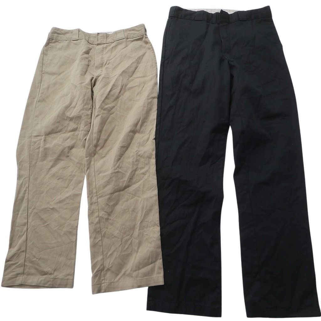 古着卸 まとめ売り ディッキーズ Dickies 874 ワーク パンツ セット メンズ 34 |36 ストレート ネイビー ブラック 古着 NC 9280