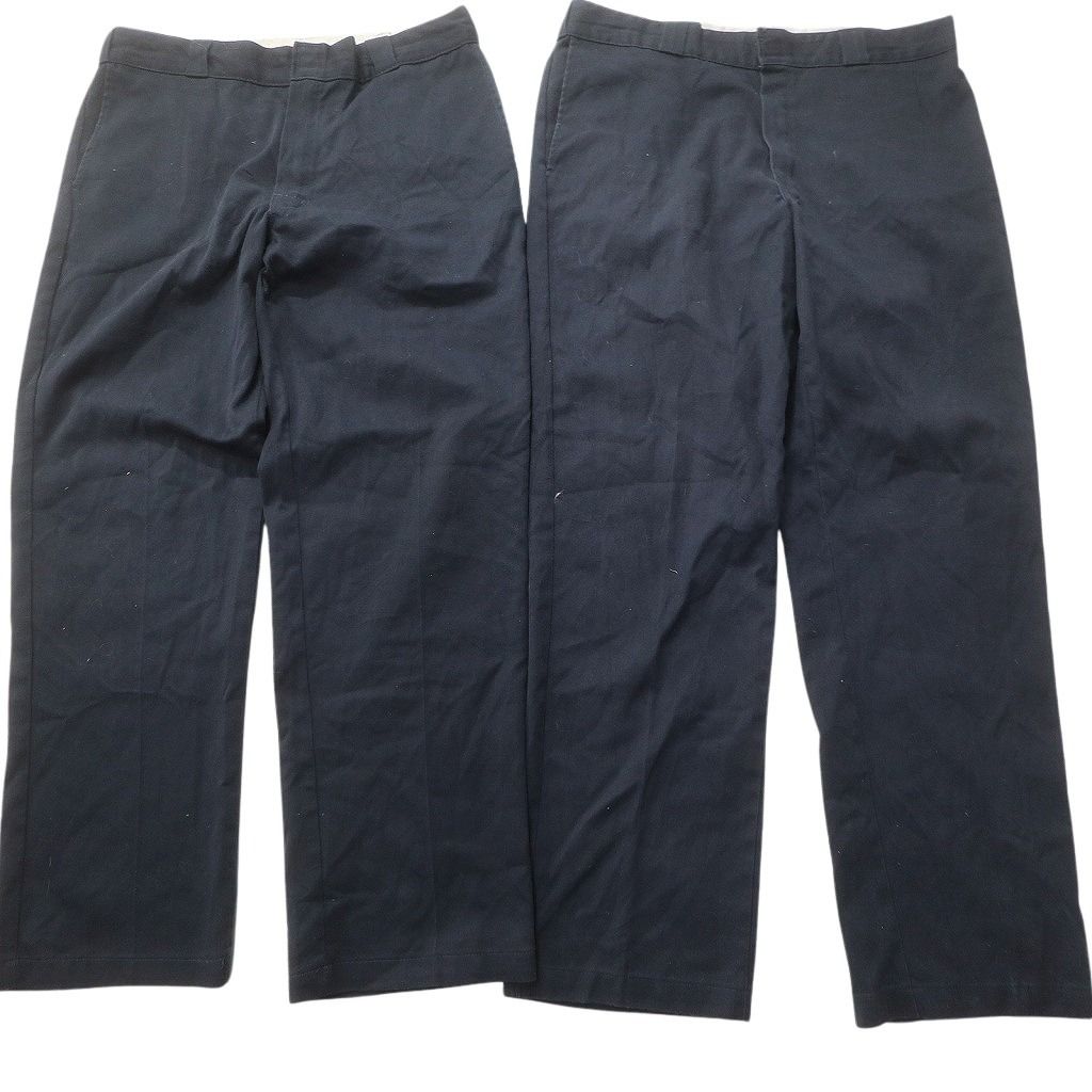 古着卸 まとめ売り ディッキーズ Dickies 874 ワーク パンツ セット メンズ 38 ストレート カーキ ネイビー 古着 NC 9275