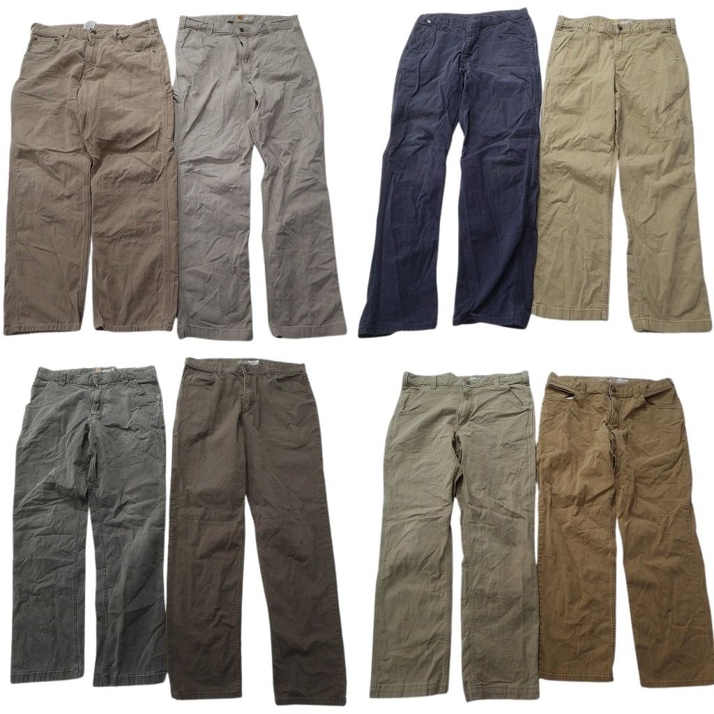 古着卸 まとめ売り カーハート Carhartt ダック ペインター パンツ セット メンズ 36 ワーク ストレート 古着 NC 9299