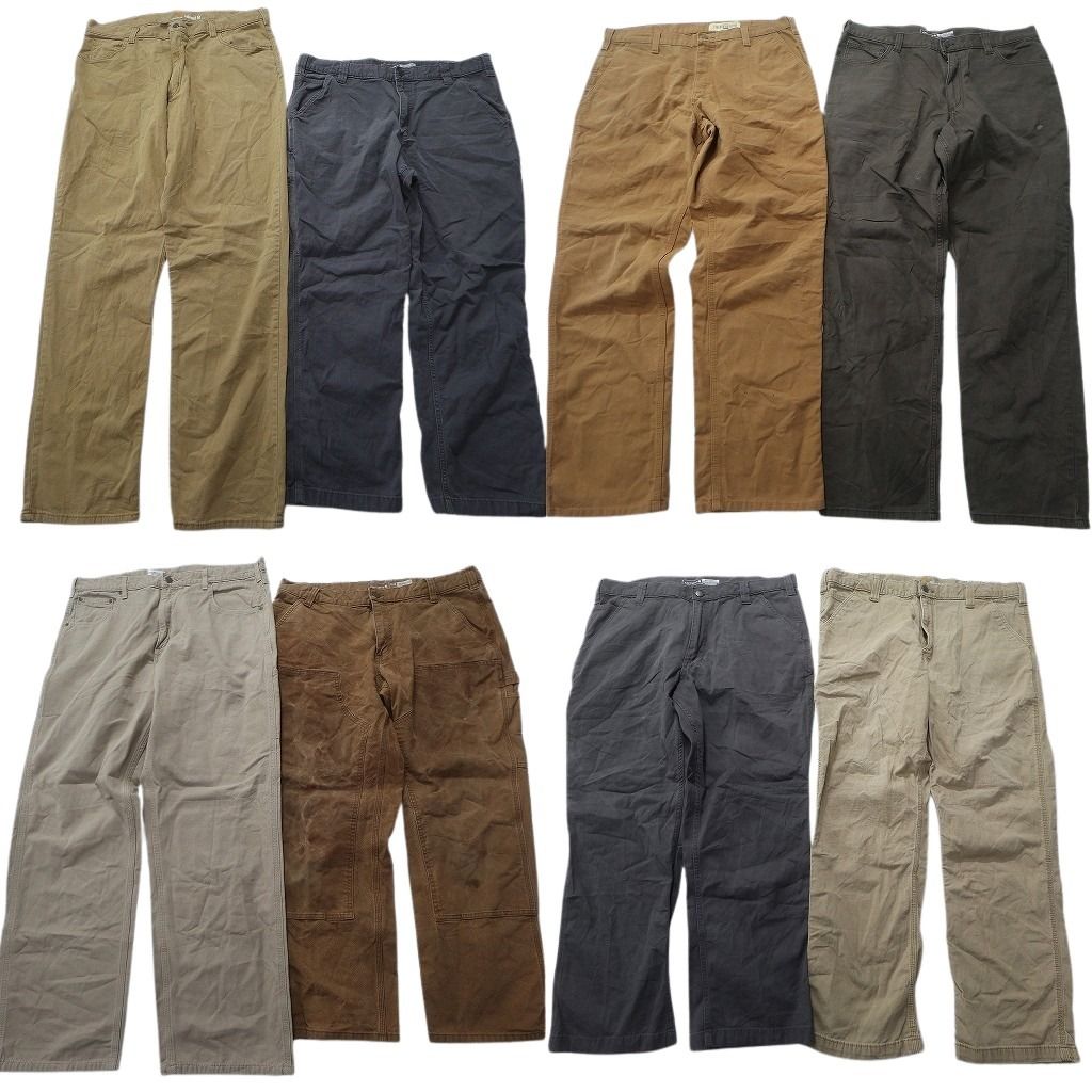 古着卸 まとめ売り カーハート Carhartt ダック ペインター パンツ セット メンズ 38 ストレート ワイド ワーク 古着 NC 9297