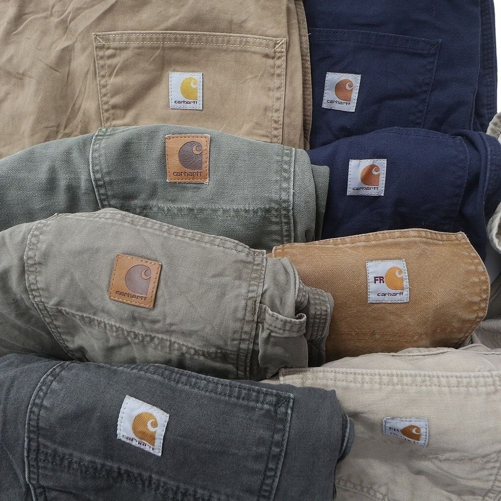 古着卸 まとめ売り カーハート Carhartt ダック ペインター パンツ セット メンズ 44 |46 |48 ワーク ワイド 古着 NC 9291 その他 メンズ ファッション